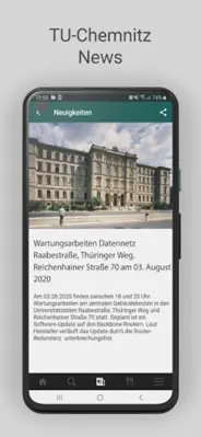 TU Chemnitz android App screenshot 1